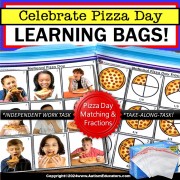 Special Education Learning Bag for Autism | Matching Fractions and Pictures